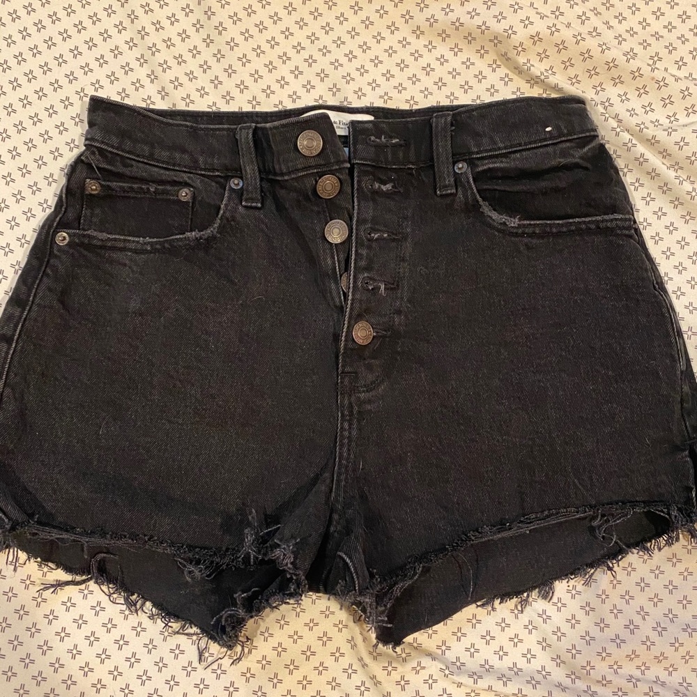 A&F High Rise Mom Shorts
